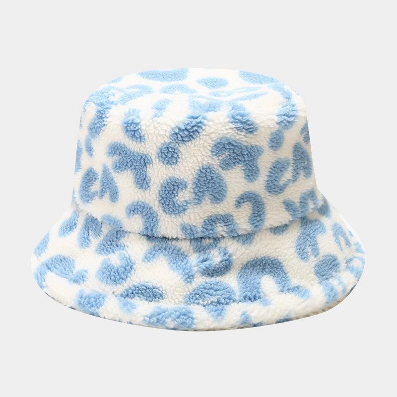 BK00078 Sombrero pescador estampado leopardo color claro