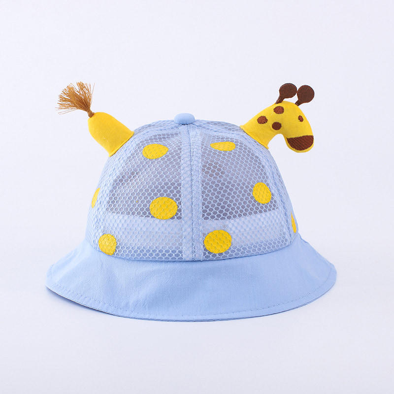 BK00013 Jirafa Sun Shade Sombrero de pescador para bebé