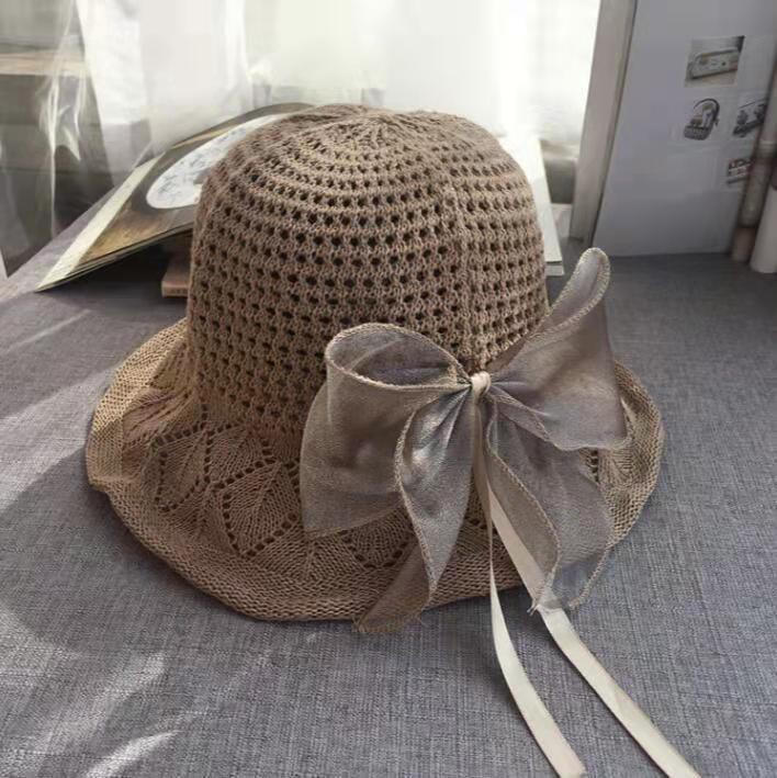 BK00032 Sombrero de pescador de ala ancha de lino y algodón