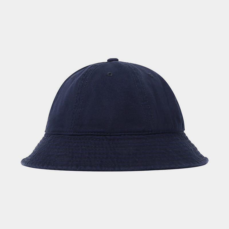 BK00050 Sombreros de pescador de algodón lavado de color sólido