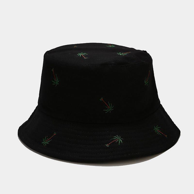 BK00061 Sombrero de cubo bordado de coco