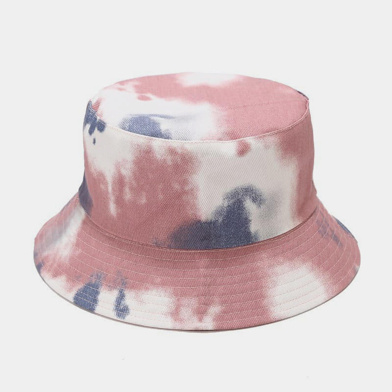BK00068 Tie-dye sombreros de pescador de doble cara para hombres y mujeres