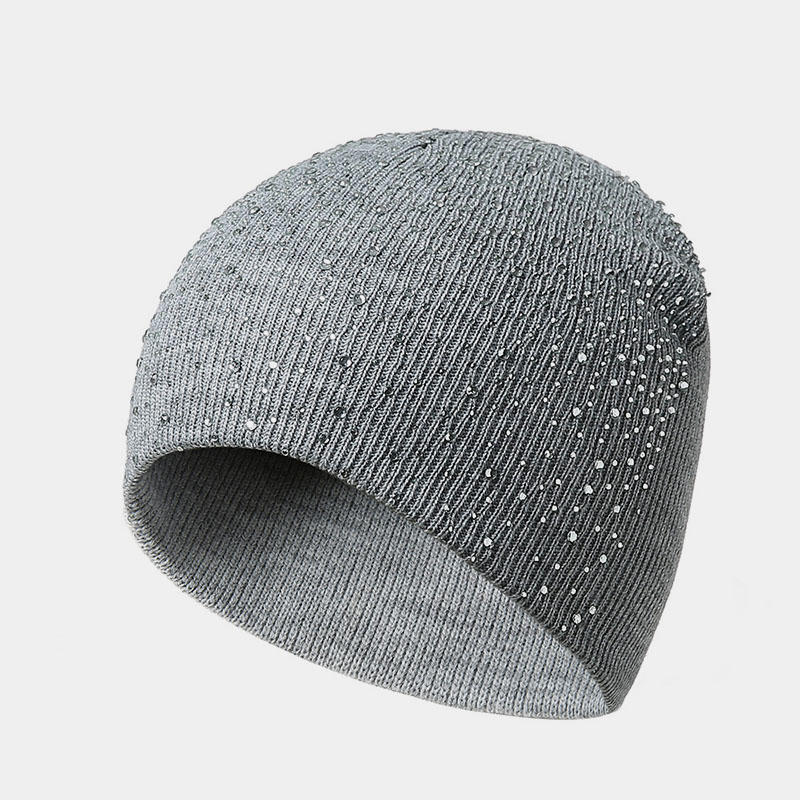 H00057 Hot Diamond Weave Sombrero de punto para adulto
