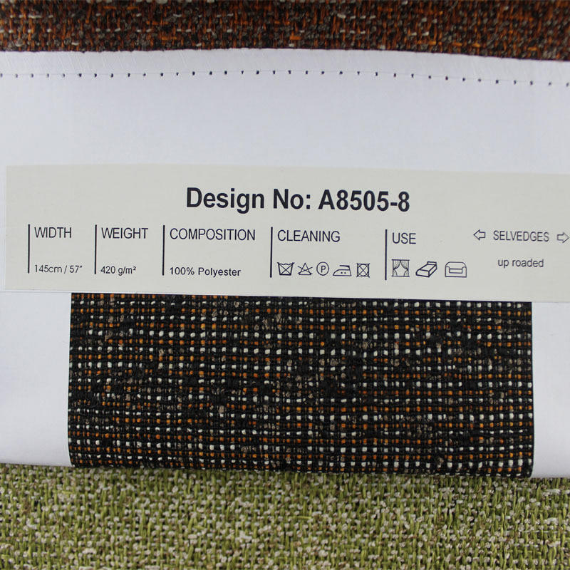 SM-A0033 Tela de sofá de lino de imitación de lino grueso de doble color