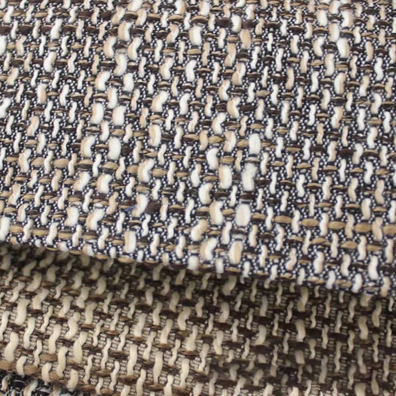 Tela de sofá de lino de imitación plana con textura duradera tejida neta SM-A0026
