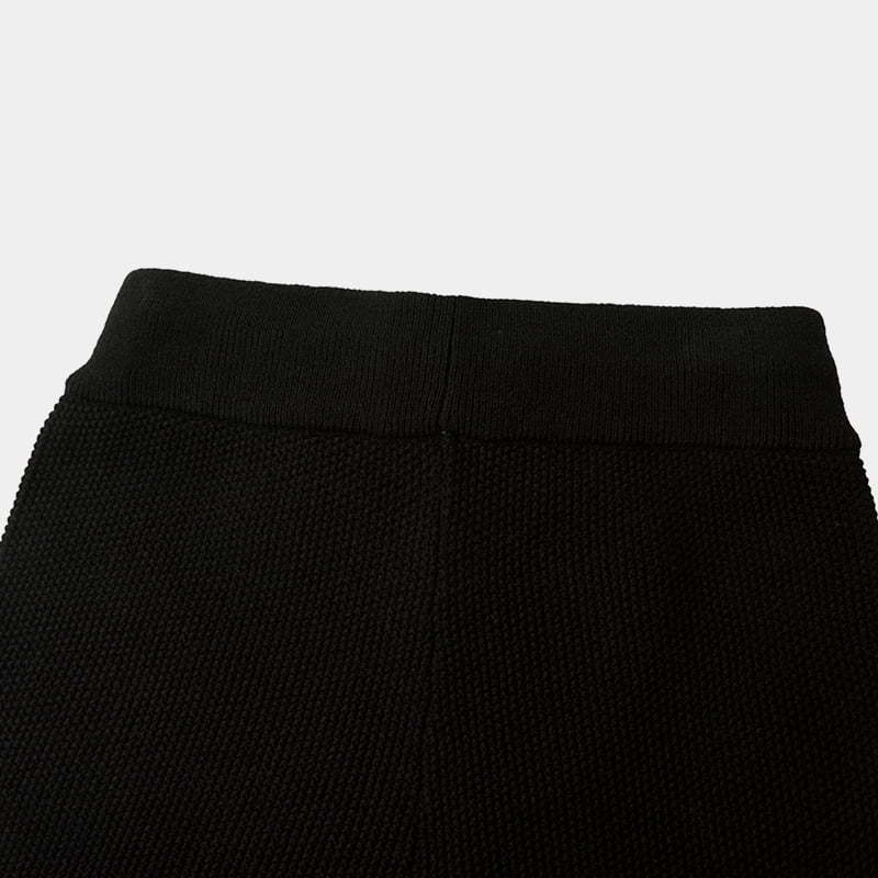 ML2237 Pantalones de punto casuales gruesos de cintura media de alta densidad
