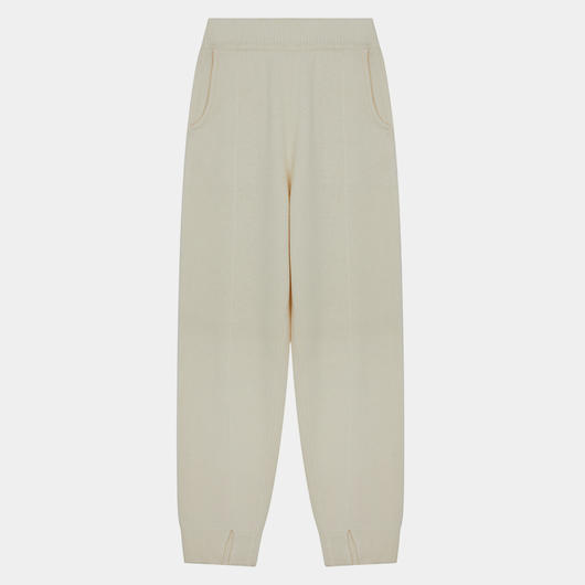 ML2238 Pantalones de punto informales con cintura ceñida y bolsillos grandes con abertura
