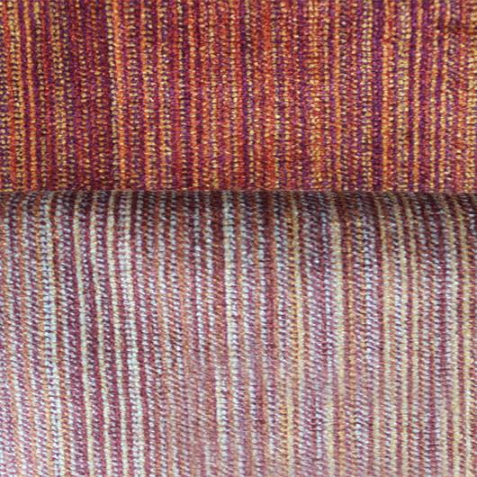 SM-A0037 Tela de sofá de franela holandesa a rayas de color terciopelo