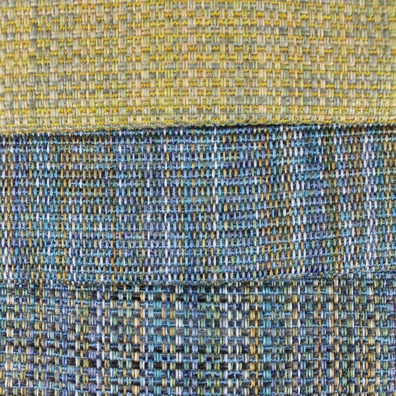 SM-A0036 Tela de sofá de lino de imitación de rejilla de bambú multicolor
