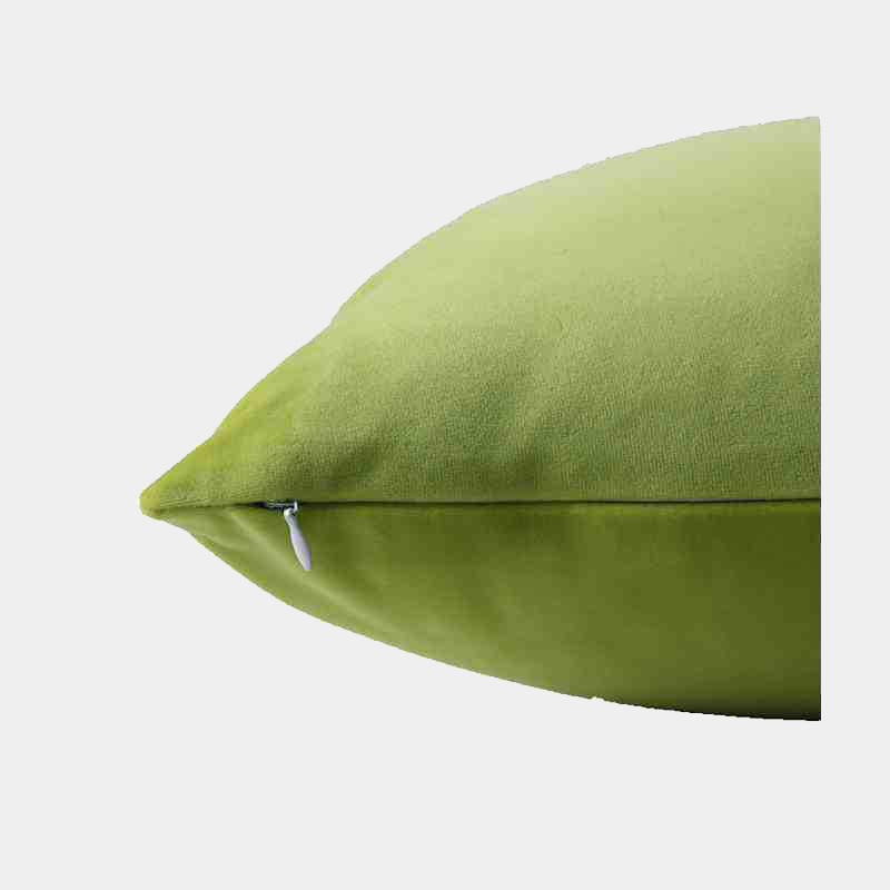 SM-B0012 Funda de almohada de terciopelo simple y delgada Tela de sofá de terciopelo holandés