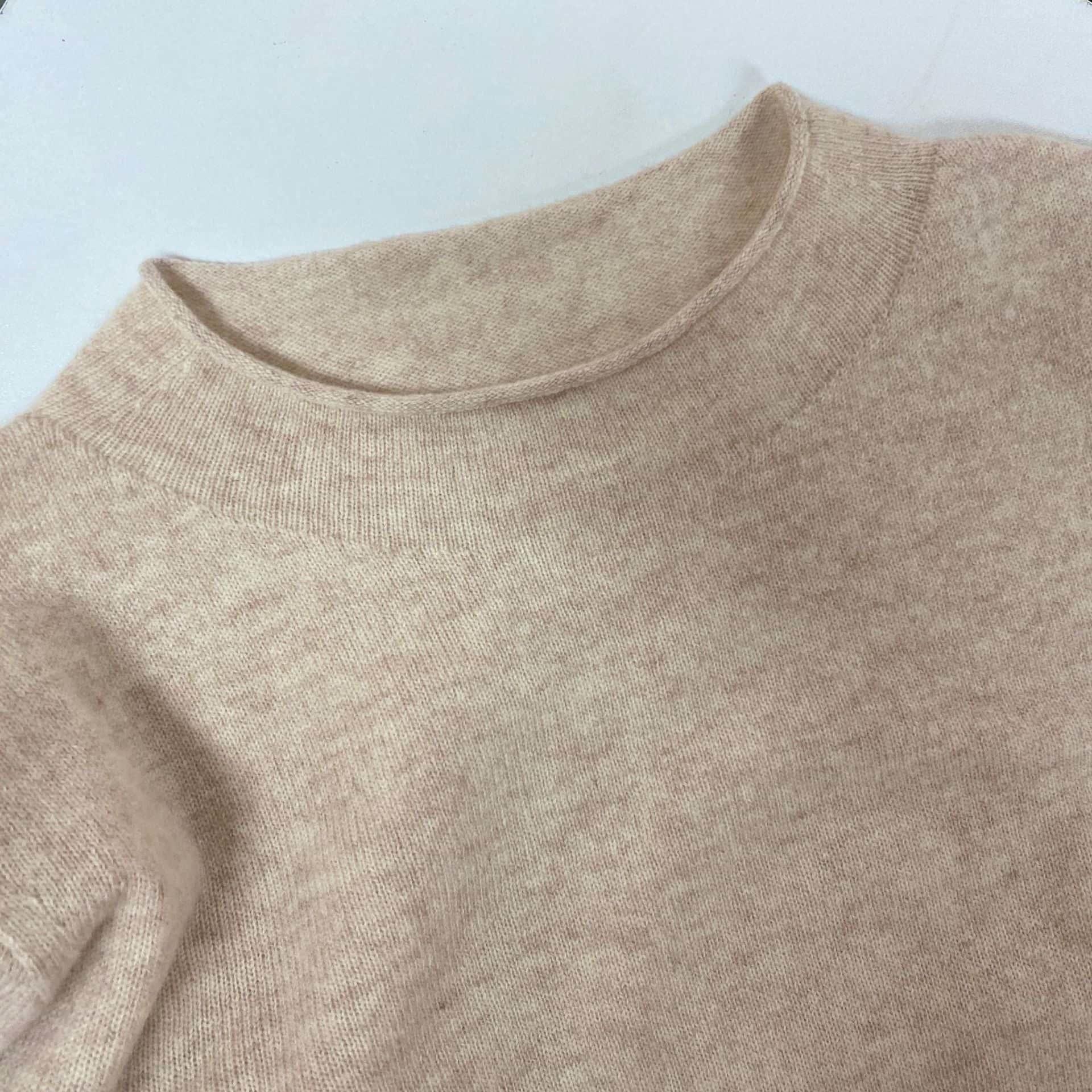SM-K0031 Camisa inferior de jersey de punto de lana sin costuras de otoño e invierno